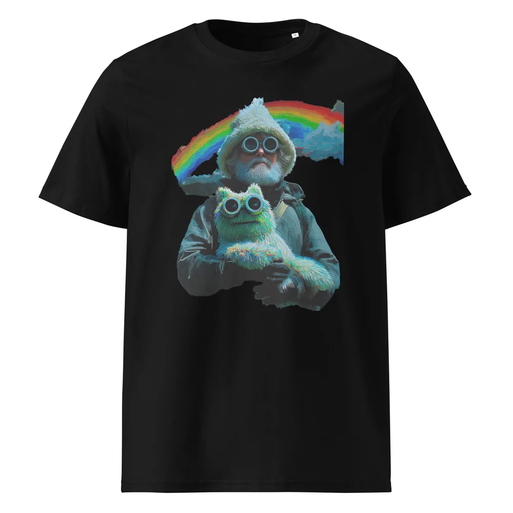 Unisex organic t-shirt - Stamets Rainbow